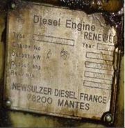 sale of  Crepelle La Ciotat Marine Diesel Generators