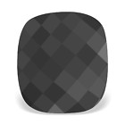 Cushion cut diamond in black,  white,  pink,  blue and more colored in ch