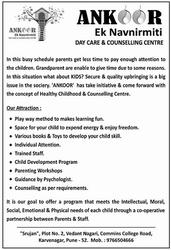 Daycare & Counselling Centre, Karve nagar, pune