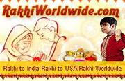 Rakhi gifts with glitter for Gurgaon