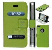 iPhone 4 / Verizon Apple iPhone 4 CDMA / iPhone 4S leather filp case