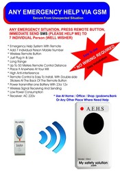 ANY EMERGENCY HELP VIA GSM