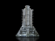 Multi Stored Building Made of Crystal