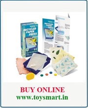 Recycled paper press