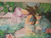 water colour painting, home made. for great look for your home