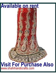 Wedding dress on rent