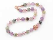 Round Beaded Knotted Necklace is US$ 13.99