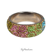 Highly Quality Stone studded Bangles from Taj Pearl & Arts