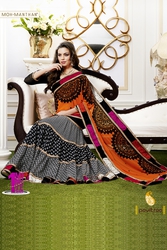 Pavitraa  Printed Georgett Lahenga Saree