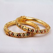 Buy Gold Plated Bids Bangles in 199 INR Only