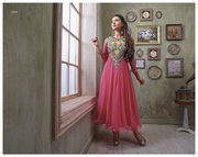 Anarkali Suit of Gauhar Khan that denotes astonishing appearance