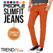 People Slim Fit Jeans
