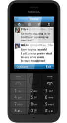 Nokia 220 Black  (Silver-66747)
