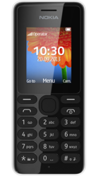  Nokia 108 Black  (Silver-66753)