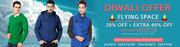 Diwali Bumper Sale:Get The 20% + Extra 40% Off On Flying Space Product