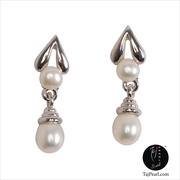 Taj Pearl attractive pure pearl earrings