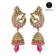 Taj Pearl Fashionable Victorian Jhumkis
