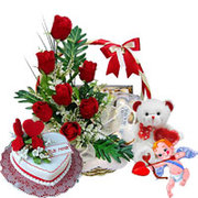 Valentine's Day Flowers to India