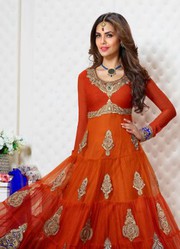 VandV Bollywood Actress Esha Gupta Fashionable Anarkali Suit only 1999