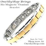 Biomagnetic Titanium Bracelet