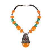 Taj Pearl Multi color Beads Fancy Ethnic Necklace