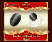 Abhimantrit 8.30 carat/ 13.28 Ratti Lahsunia  With 