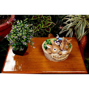 Gift Planter: Two Little rabbit basket