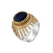 Shree Nandita Silver Black Stone Ring