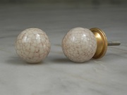 Ladoo crackle knob - Indianshelf