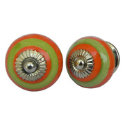 Knob & Handles : Ceramic Knobs: Ceramic Striped Knobs