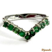Djewels - Natural Emerald Ladies Ring
