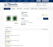 Djewels - Natural Emerald Earrings with Customer reviews