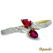 Djewels - Natural Ruby Bracelet For Wedding with Customer Reviews