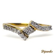 Djewels - Melina Ladies Ring in Hallmarked Gold
