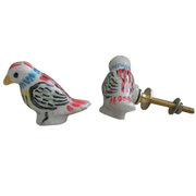 Knobs &Handles: Ceramic Knobs :Ceramic Fauna Knobs: Ceramic bird Knob