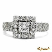 engagement rings with certified solitaire diamond