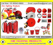 Fire safety products, Fire fighting equipments, Fire extinguishers