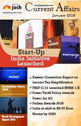 Current Affairs January 2016 eBook