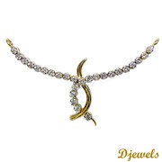 Diamond Mangalsutra in 14K Hallmarked Gold