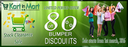 Kartinmart offers Stock Clearance Sale with Upto 80% Discount