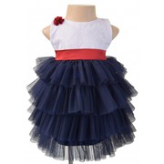 Navy Tiered Ruffle Dress for Your Little Angel