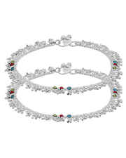 Buy Sterling Silver Anklets for Brides at Voylla.com