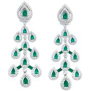 Wedding Wear Trendy Look Tear Drop Danglings Earrings