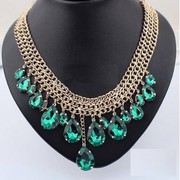 Elegant Women Green Tone Necklace