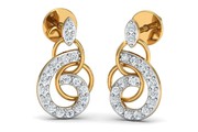 Shop Diamond and Gold Earrings for Women - Jewelslane