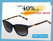 Get Upto 40% Discount on Leading International Branded Eyewear 