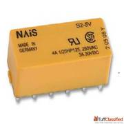 Panasonic 4A Relay 4PST, 12VDC, COIL:720ohms 250VAC - S3-12VDC