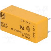 4A 24VDC 4PST-NO S Series,  Non Latching Power Relay - S4-24VDC