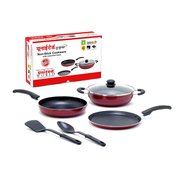 Buy United Non-stick 3 mm heavy gauge Cookware Set 