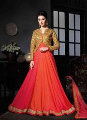 Handwork Georgette Gown @ 40% Discount